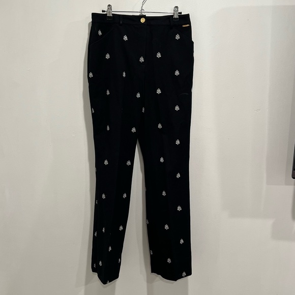 St. John Sport Black Bee Pants - Picture 1 of 5